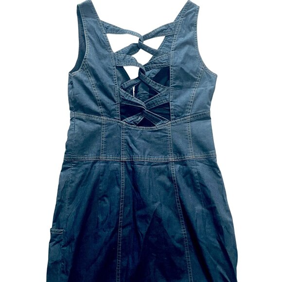 Rare designer Nanette Lepore NWOT Sexy Vintage Denim Dress 90s 00s y2k Bodycon - Picture 11 of 11